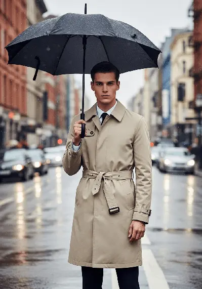 Heritage Wool Trench Coat thumbnail 2